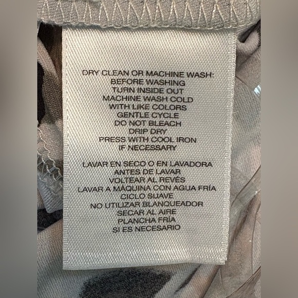 Kasper Dress Womens Large Blue Moc Wrap V-Neck Seaglass Gold Waist size XL - Picture 9 of 15